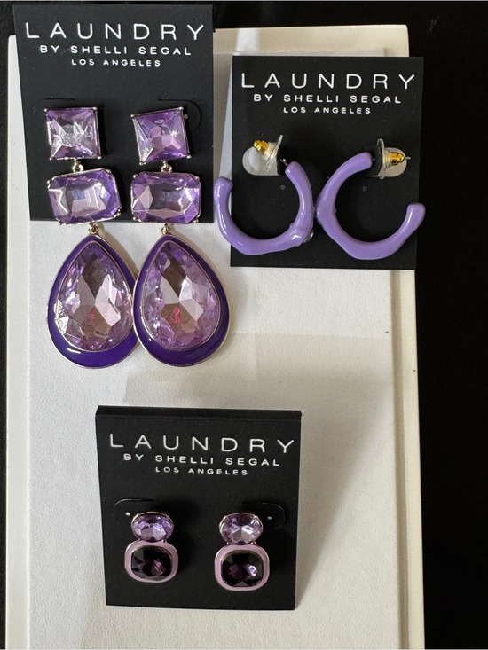 Laundry By Shelli Segal Jewelry - Laundry By Shelli Segal Purple Multi-Pair Earring Set